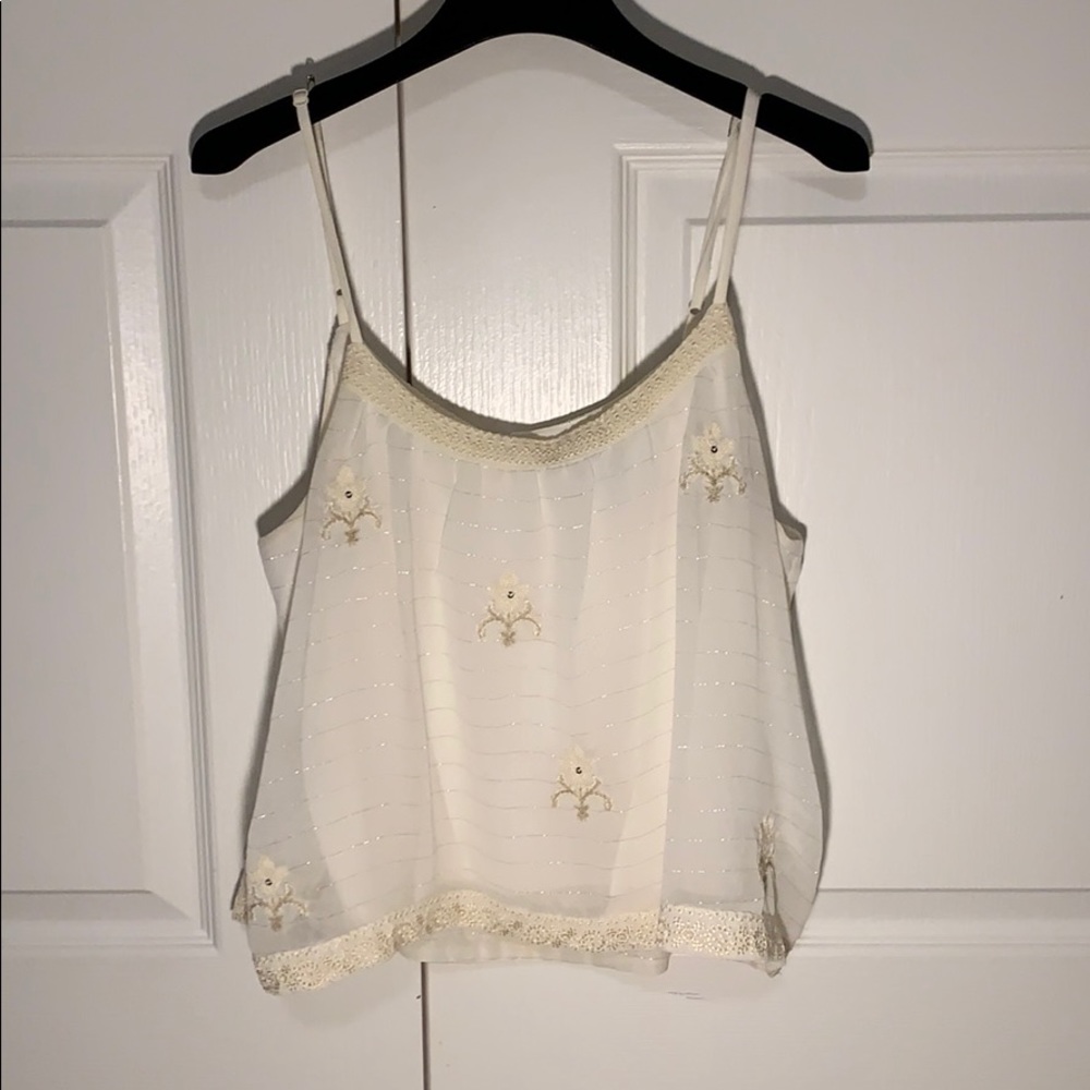 American Eagle Sequin Tank Top size S